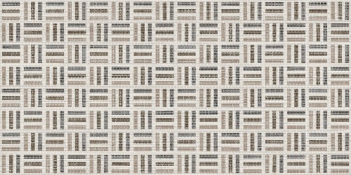 Carrelage rectifié grès cérame sol et mur, effet trame tissu. Format 30 x 60, couleur mix cappuccino Versatile InstaHouse