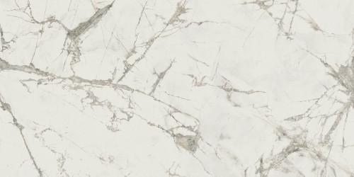 Carrelage effet marbre gris poli effet miroir XXL 160x320 Ultramince collection Pietra InstaHouse Invisible APE